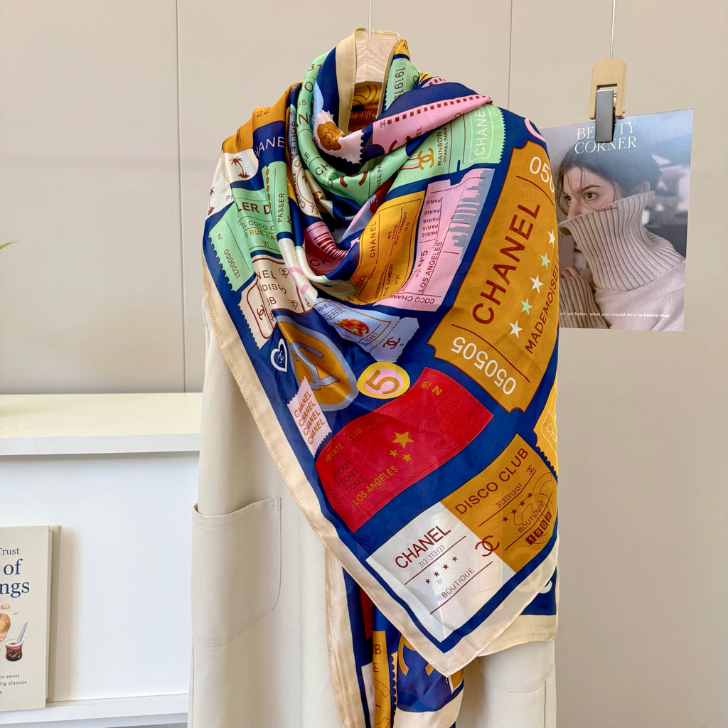 W1Z35C198  Popular Silk Scarve