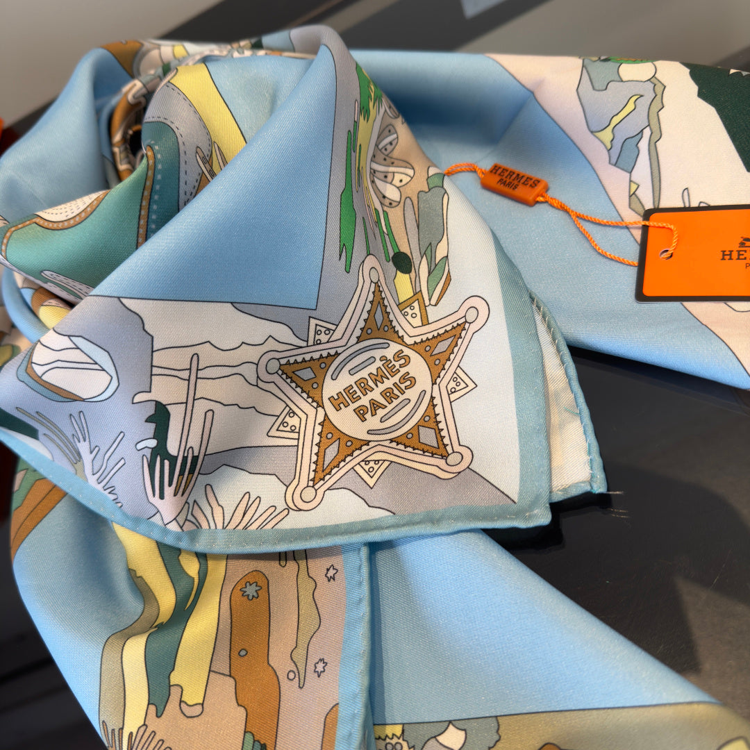 W1N46H22 Popular Silk Scarve