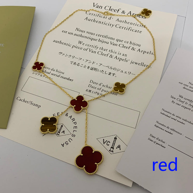 X5X53VA182K Popular 6 flowers necklaces