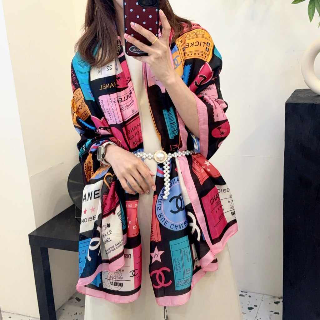 W1Z35C198  Popular Silk Scarve