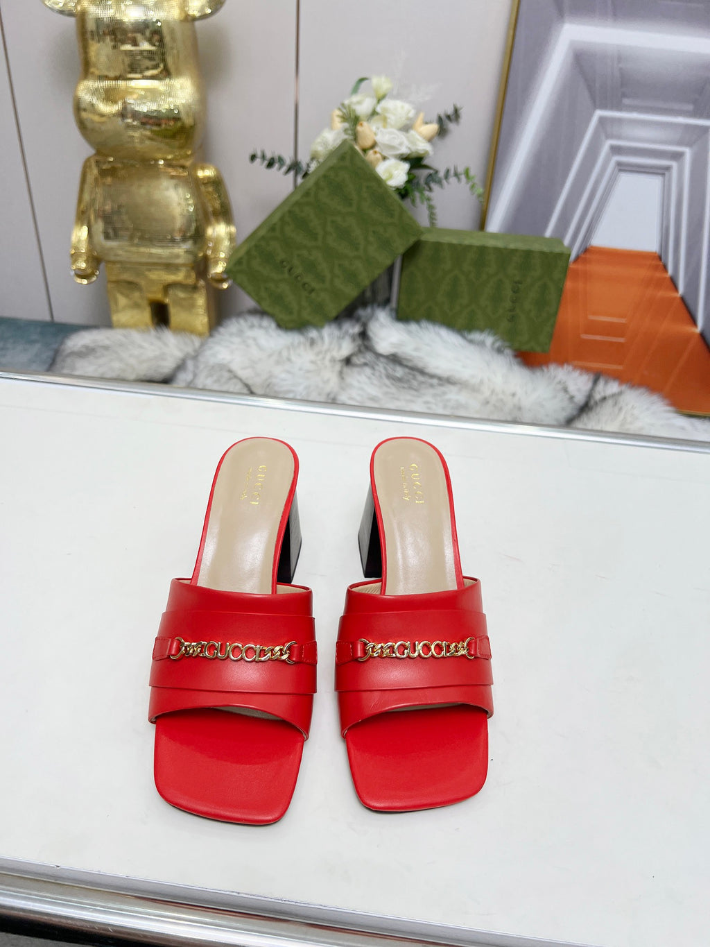 Z2N75B11  Popular leather High heels