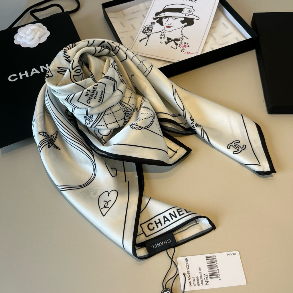 W1N36C22 Popular Silk Scarve