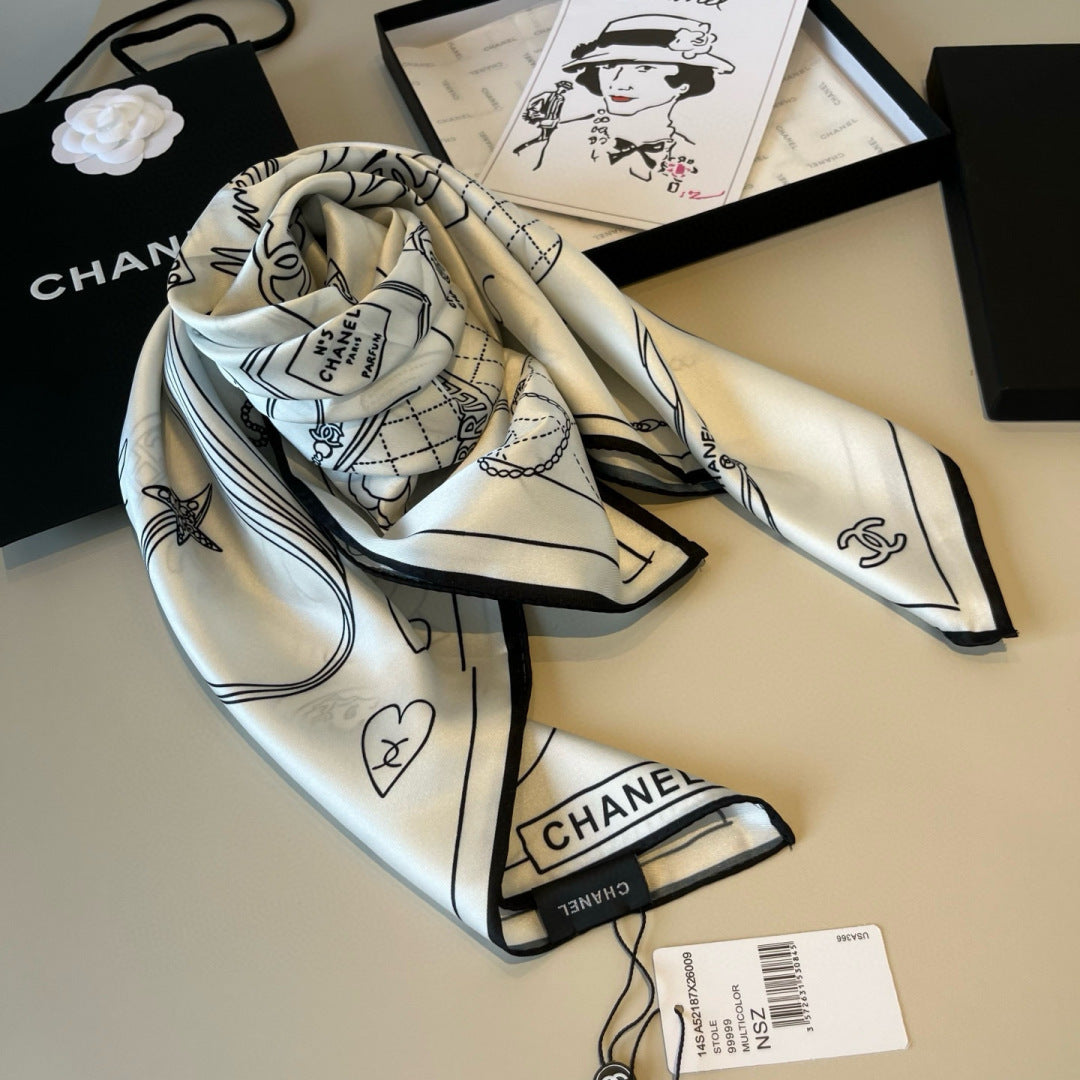 W1N36C22 Popular Silk Scarve