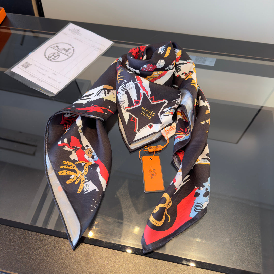 W1N46H22 Popular Silk Scarve