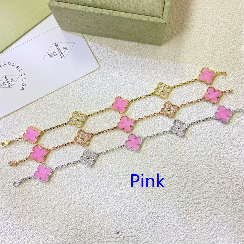 X5X53VA179K  Popular bracelets 5 flowers normal size1.5cm flower