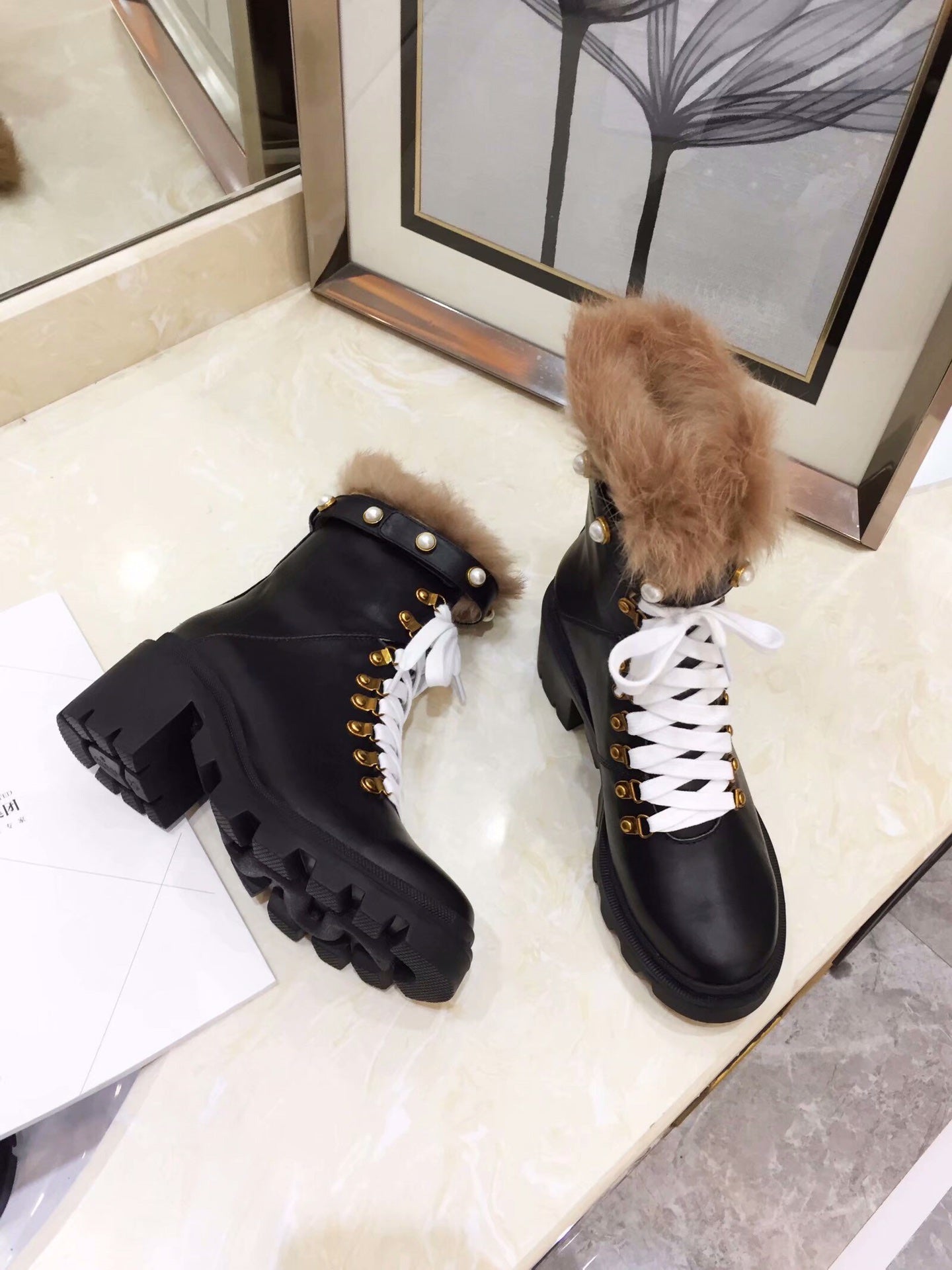 Z2XB203 Popular leather boot (top layer leather lining)