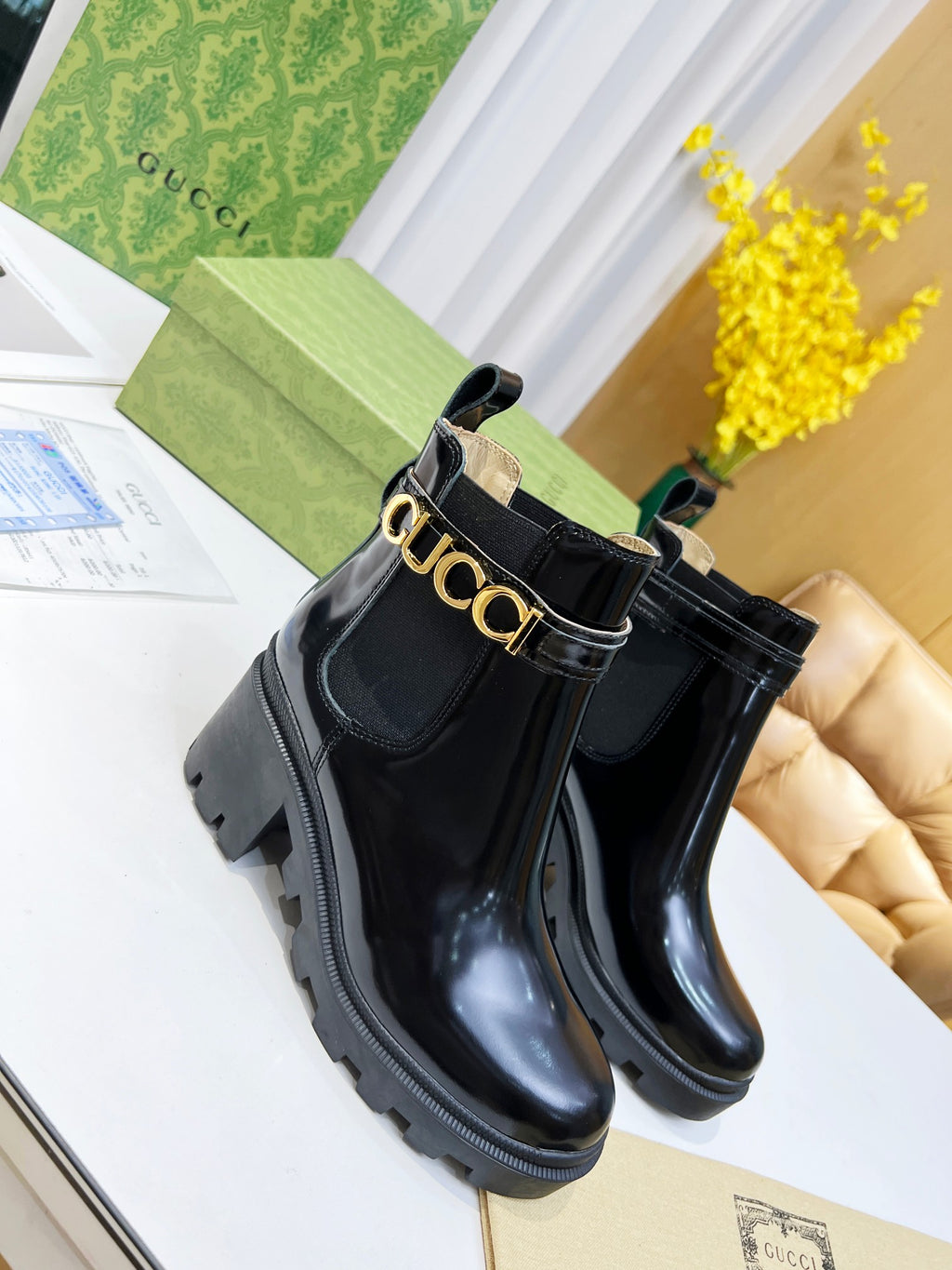 Z2XB196 Popular leather boot (top layer leather lining)