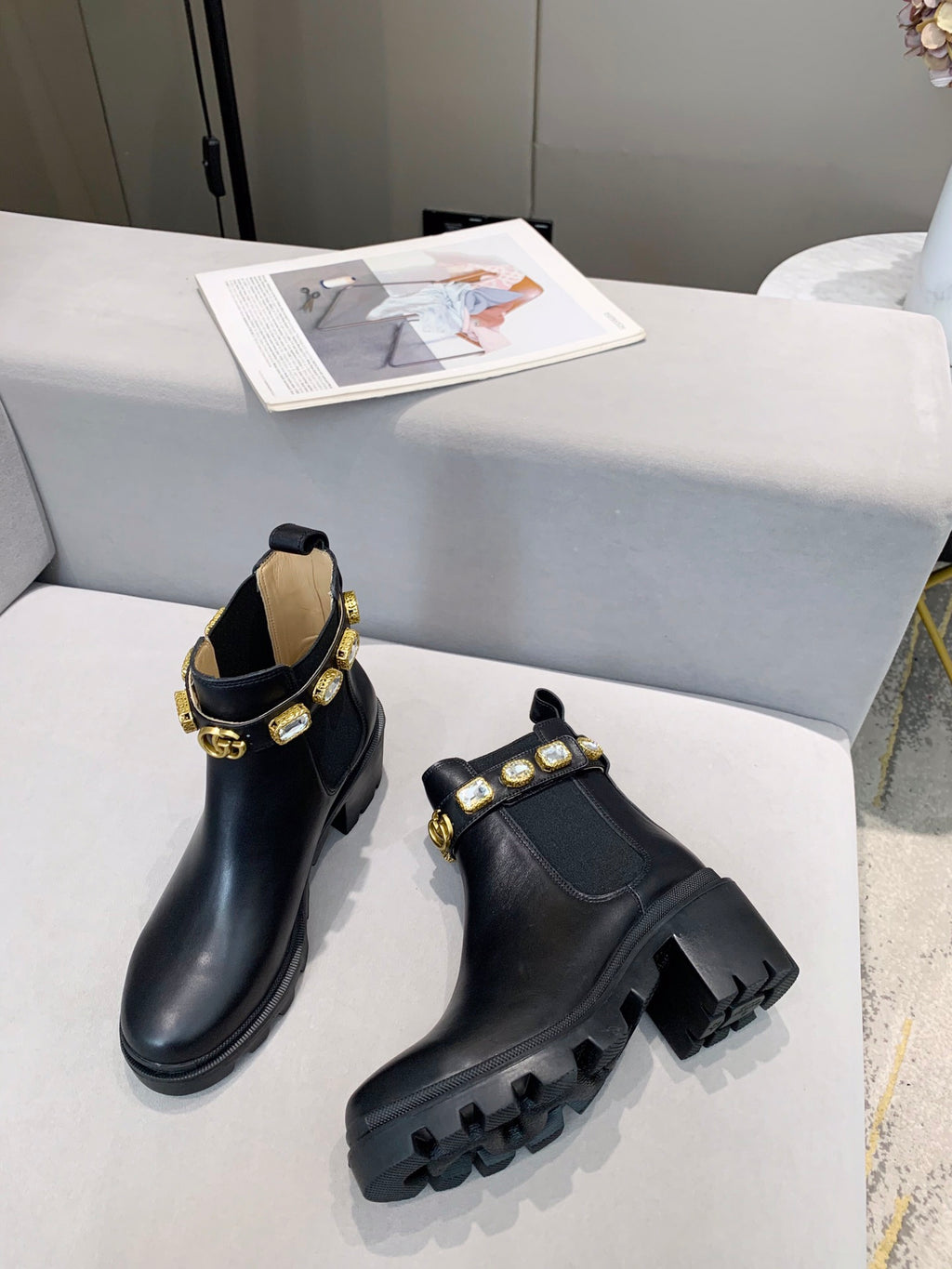 Z2XB195 Popular leather boot (top layer leather lining)