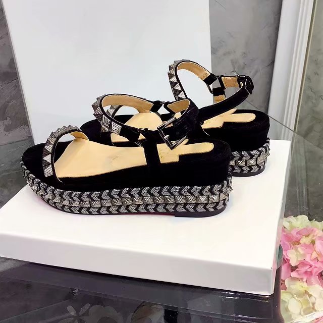 Z2ZA59 Popular leather High heels 6cm