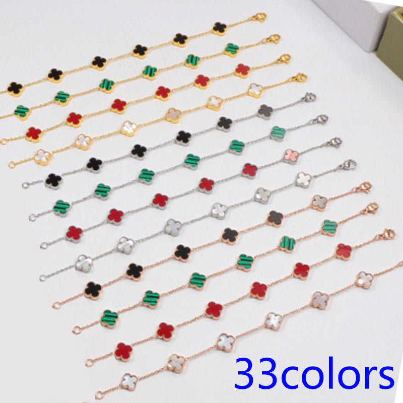 X5X94VA183K  Popular bracelets 6 flowers mini size 0.9cm flower