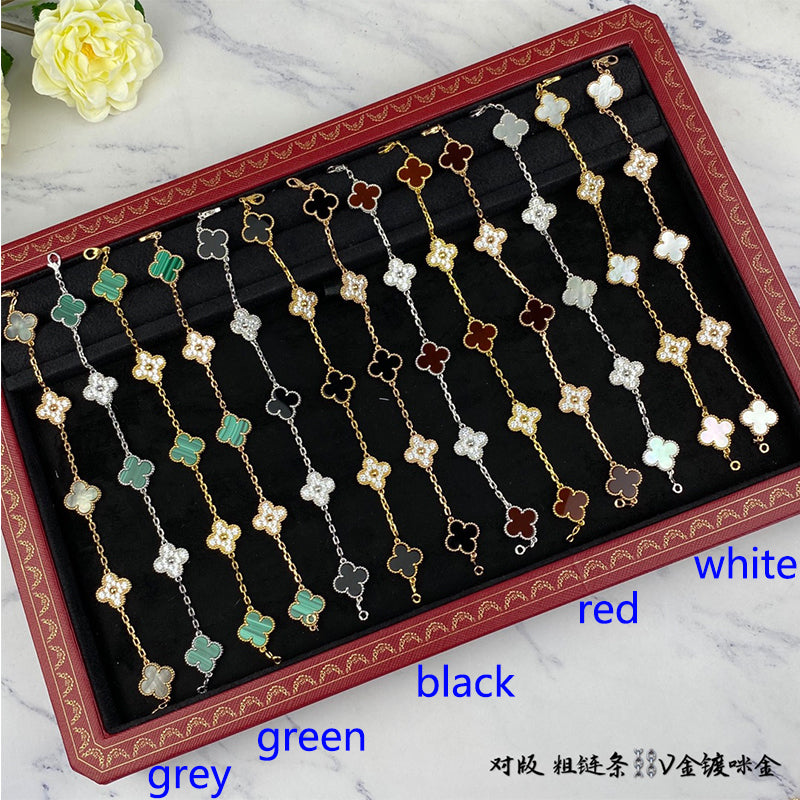 X5X53VA179K  Popular bracelets 5 flowers normal size1.5cm flower