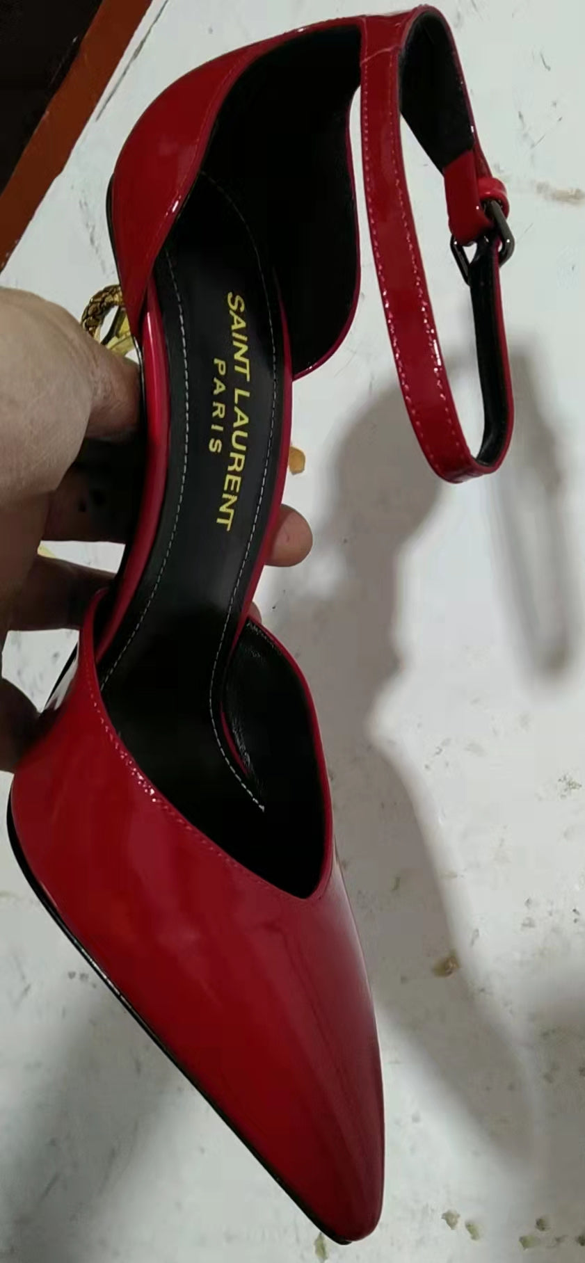 Z2XSL159 Popular leather high heels（patent leather）