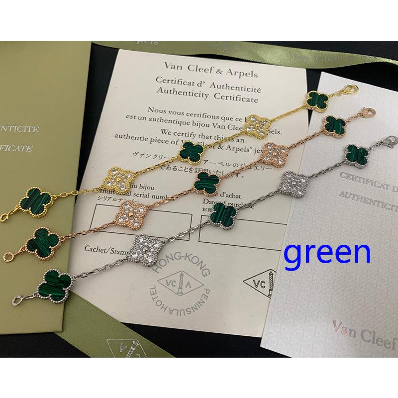 X5X53VA179K  Popular bracelets 5 flowers normal size1.5cm flower