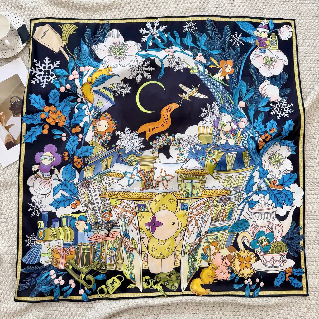 W1N36E6 Popular Silk Scarve