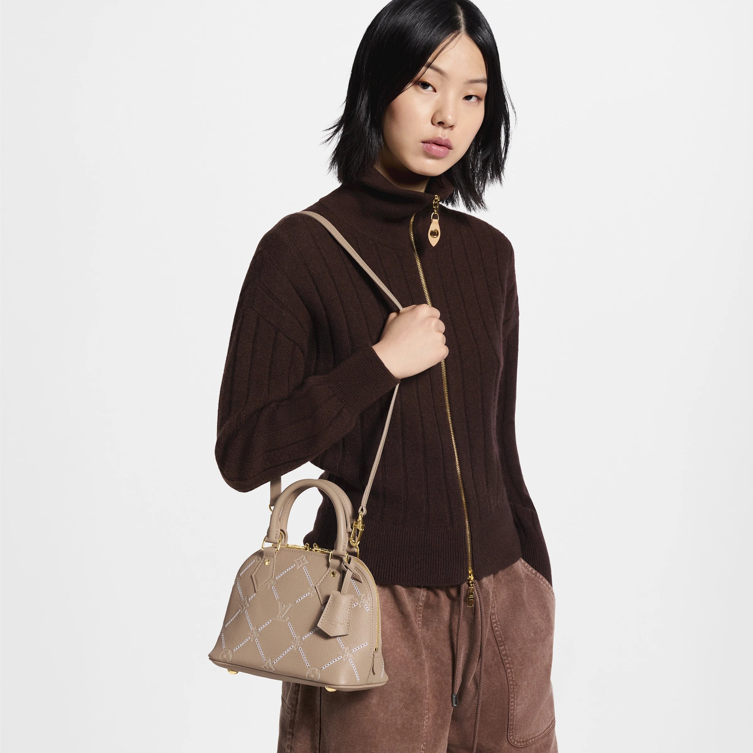 B1R76E14 Trendy classic high-quality leather bag