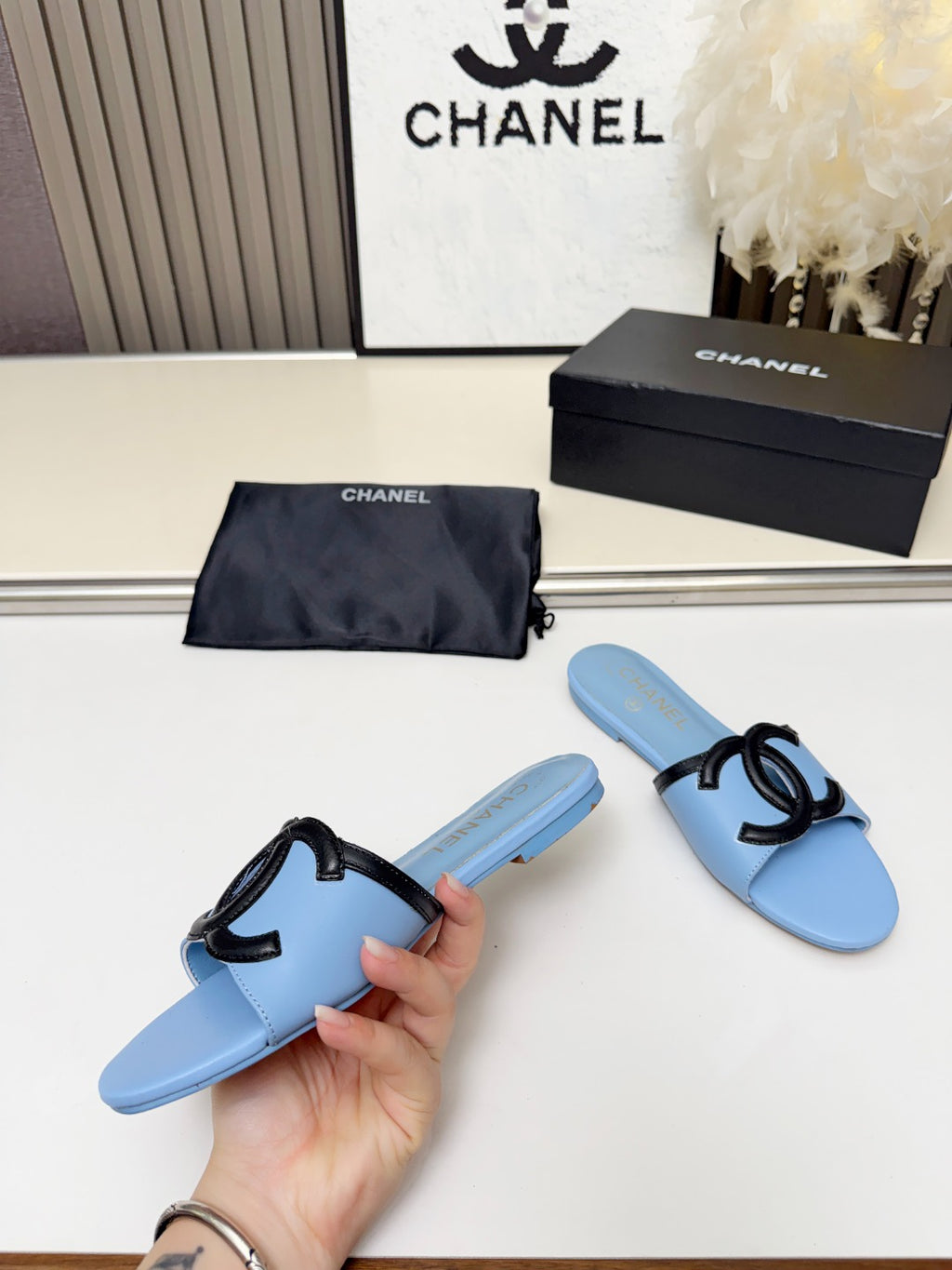 ZPX76C6  Popular high-quality leather slippers