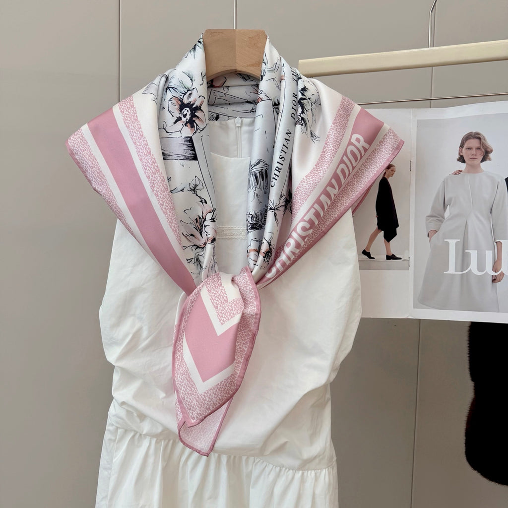 W1N36D21 Popular Silk Scarve