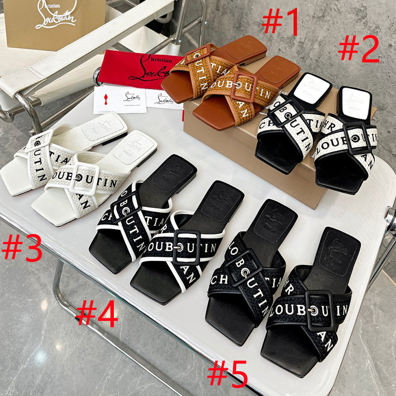 Z2ZA43 Popular leather Slippers