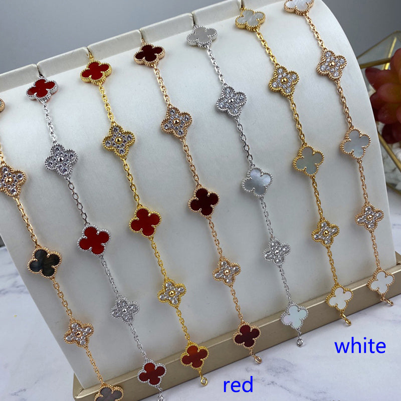 X5X53VA179K  Popular bracelets 5 flowers normal size1.5cm flower