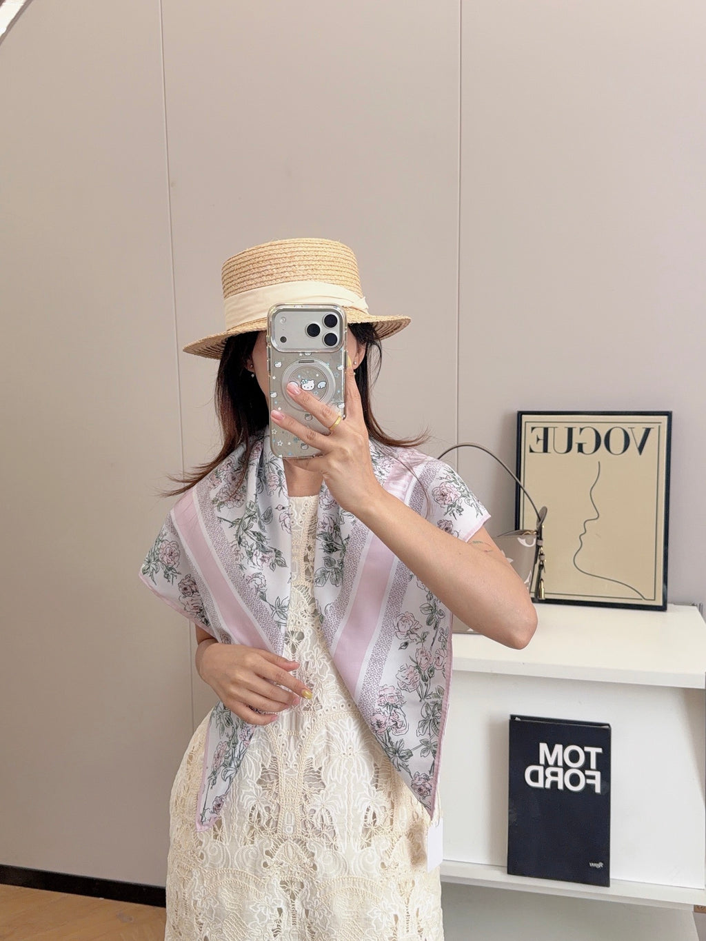 W1N36D17 Popular Silk Scarve
