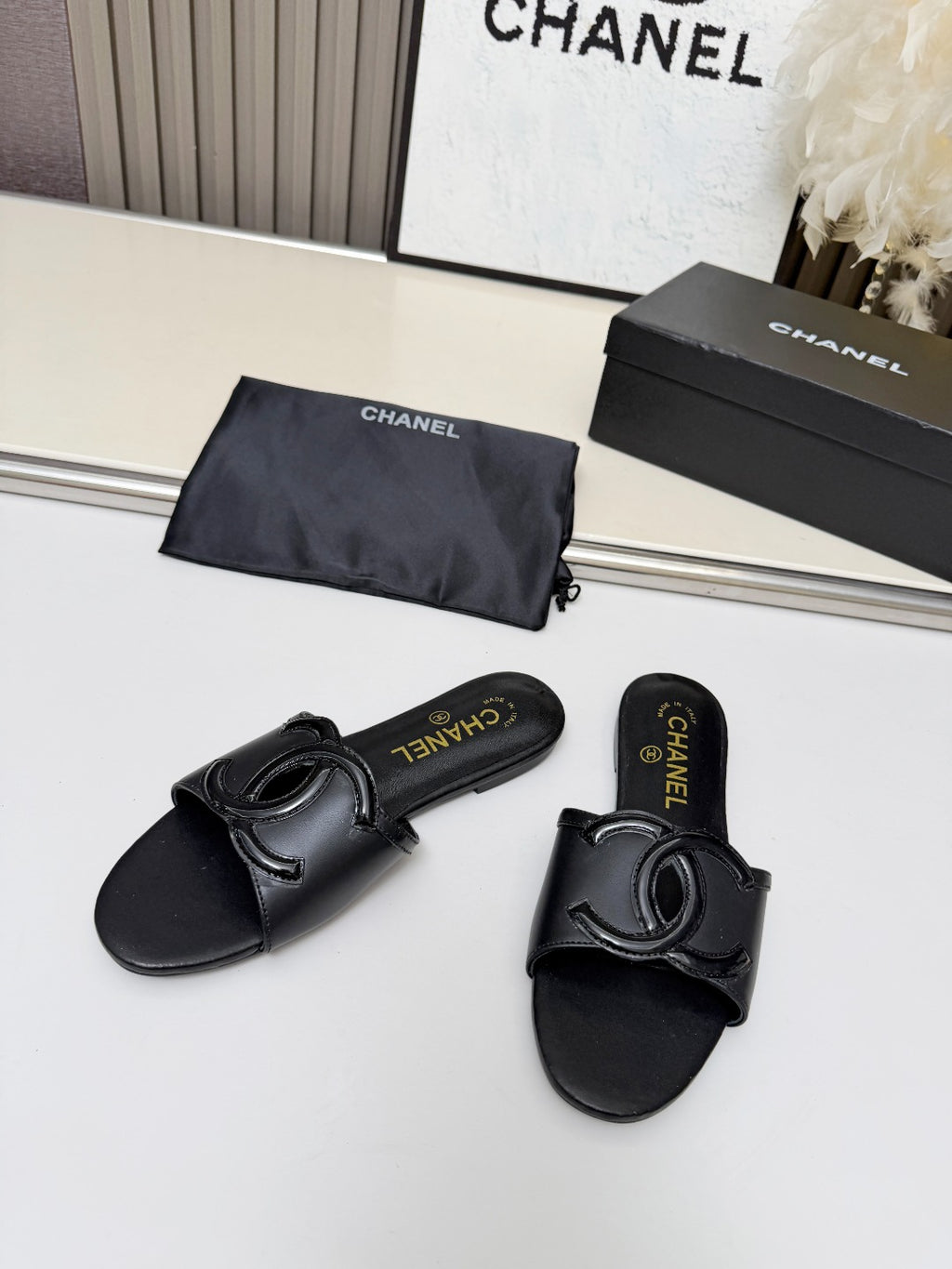 ZPX76C6  Popular high-quality leather slippers