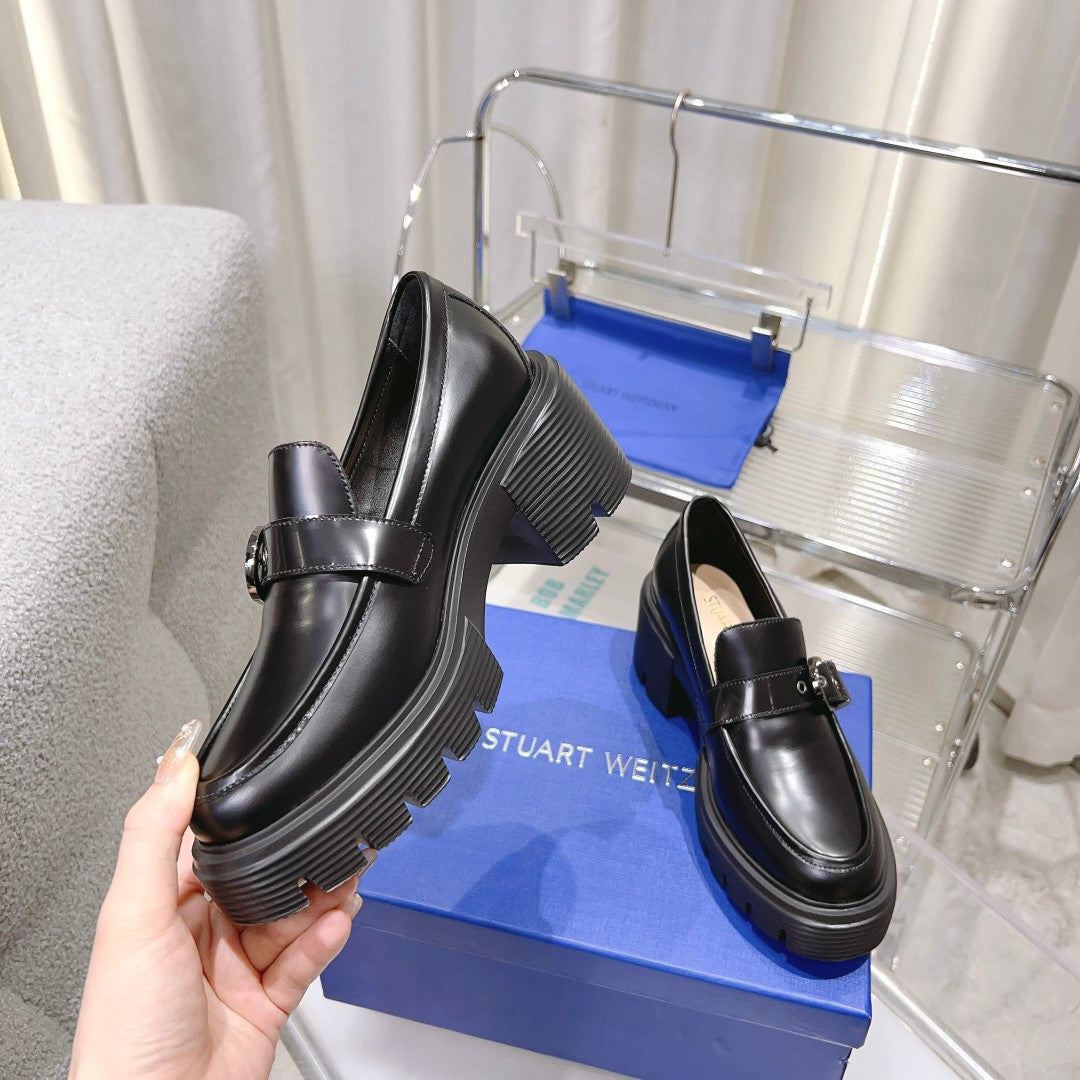 Z2P36A25 Popular high-quality leather Shoes（heel-height 6cm）
