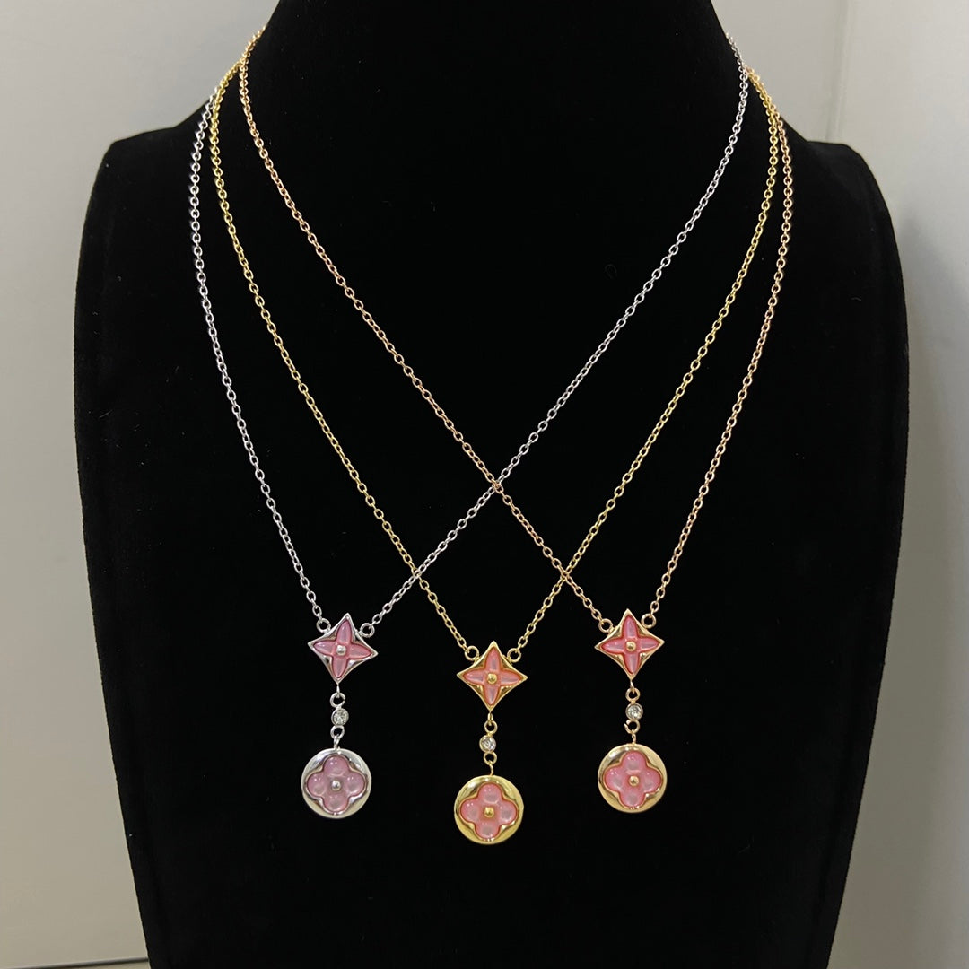 X5N76E18X Popular  Necklaces(mini flower）