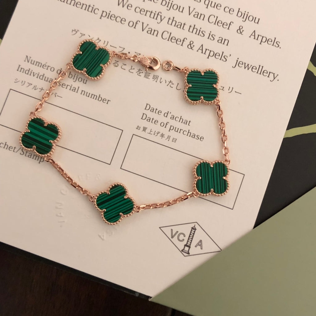 X5X53VA180K  Popular bracelets 5 flowers normal size1.5cm flower