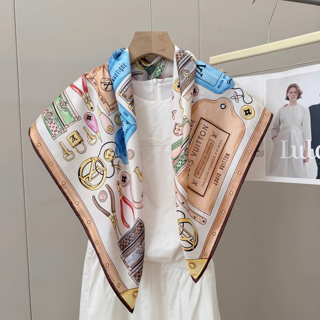 W1N36E18 Popular Silk Scarve