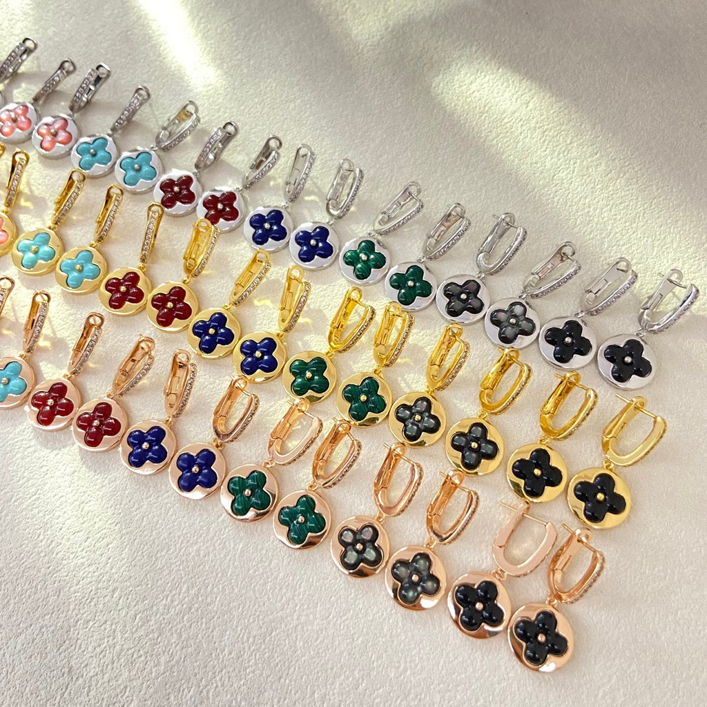 X5N86E1K Popular  Earrings, Bracelets(6 flower bracelets)
