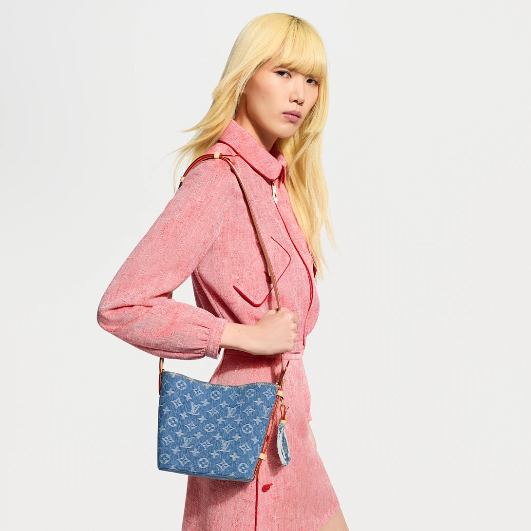 B1R76E19 Trendy classic high-quality Denim bags
