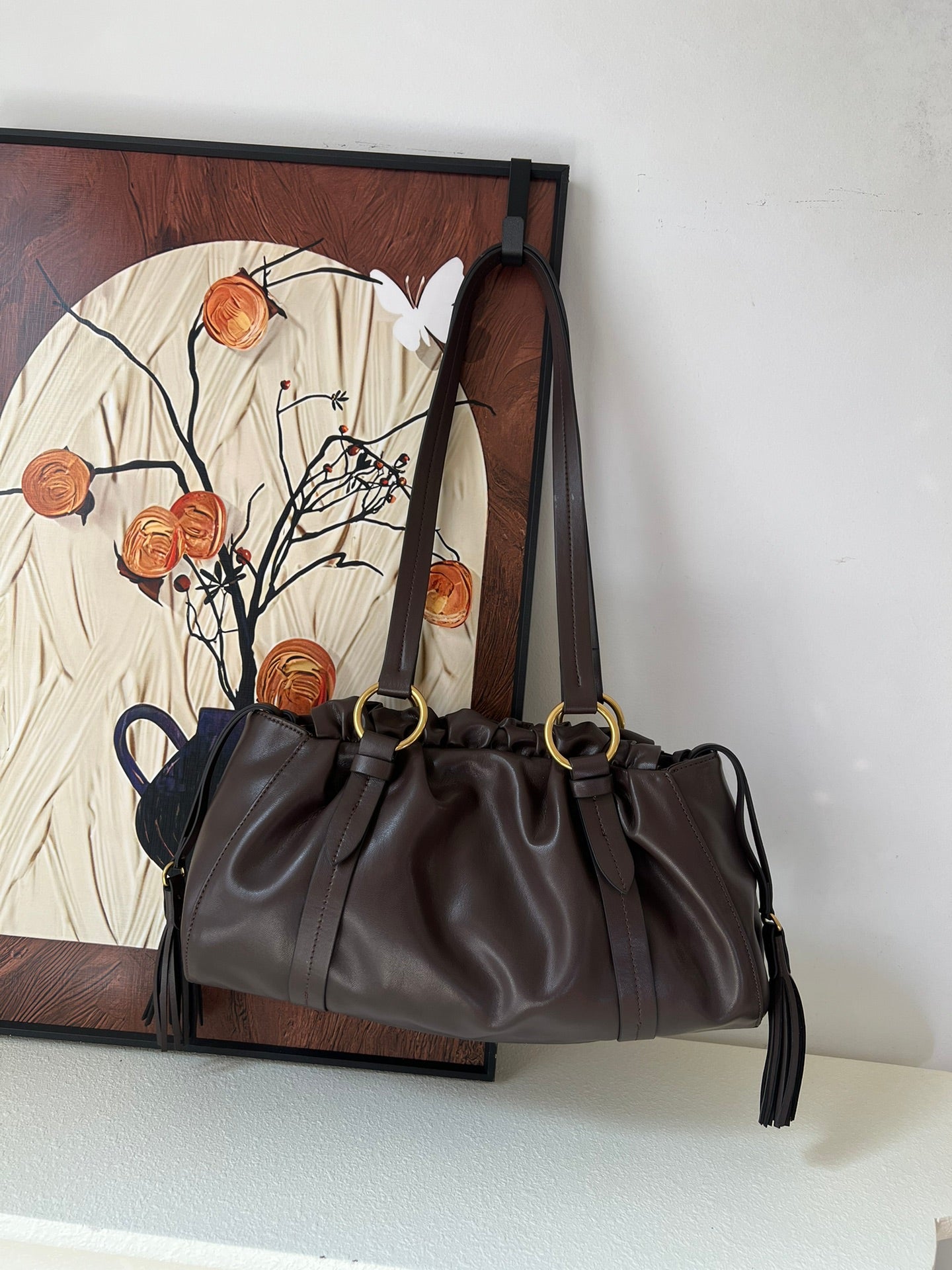 B1W25A79 Popular leather bag