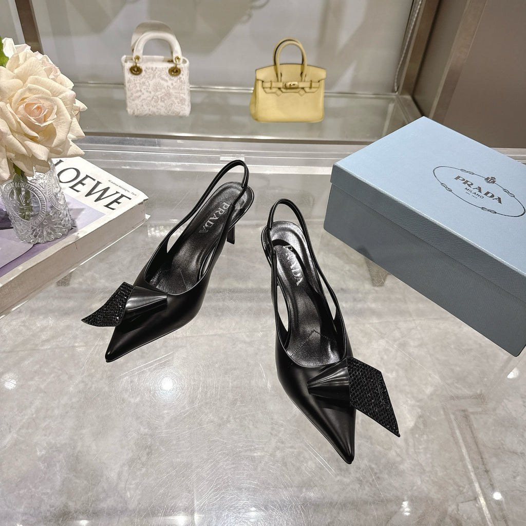 Z2Q55P41 Popular  leather High heels