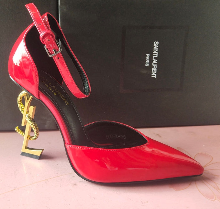 Z2XSL158 Popular leather high heels（patent leather）