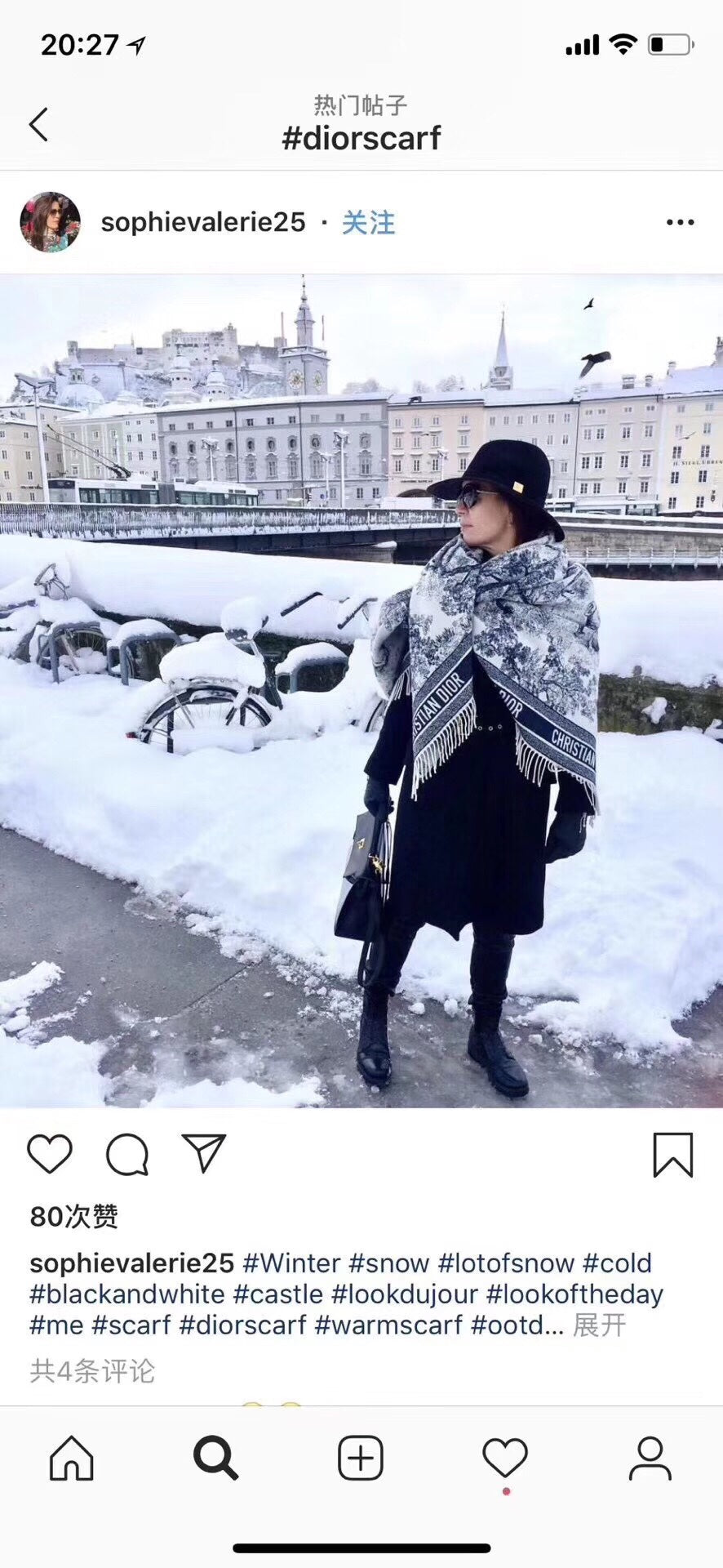 W1R86D36 Popular Winter Scarves