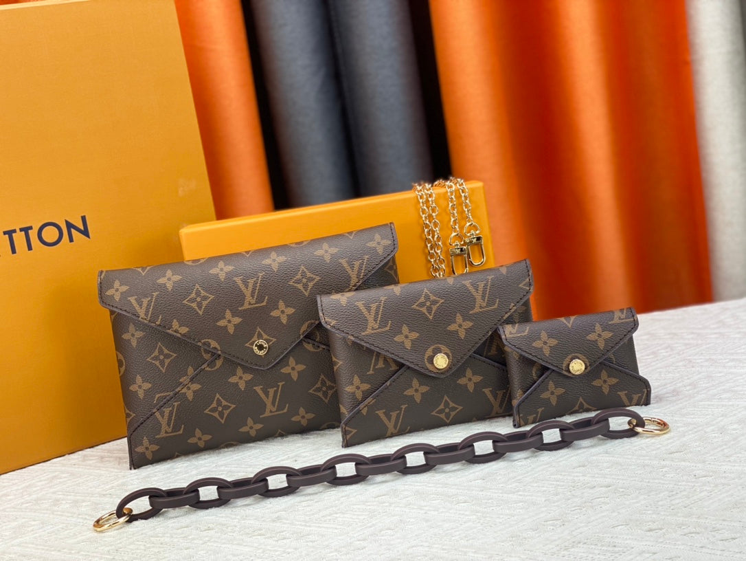 B1P46E26 Popular leather bag（three-piece）