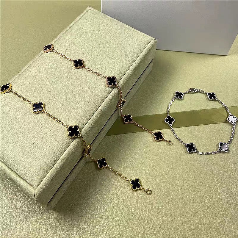 X5X94VA183K  Popular bracelets 6 flowers mini size 0.9cm flower