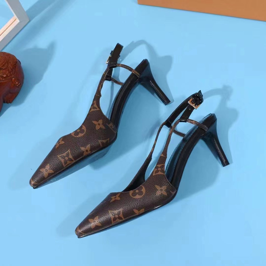 Z2R45E33 Popular leather High heels
