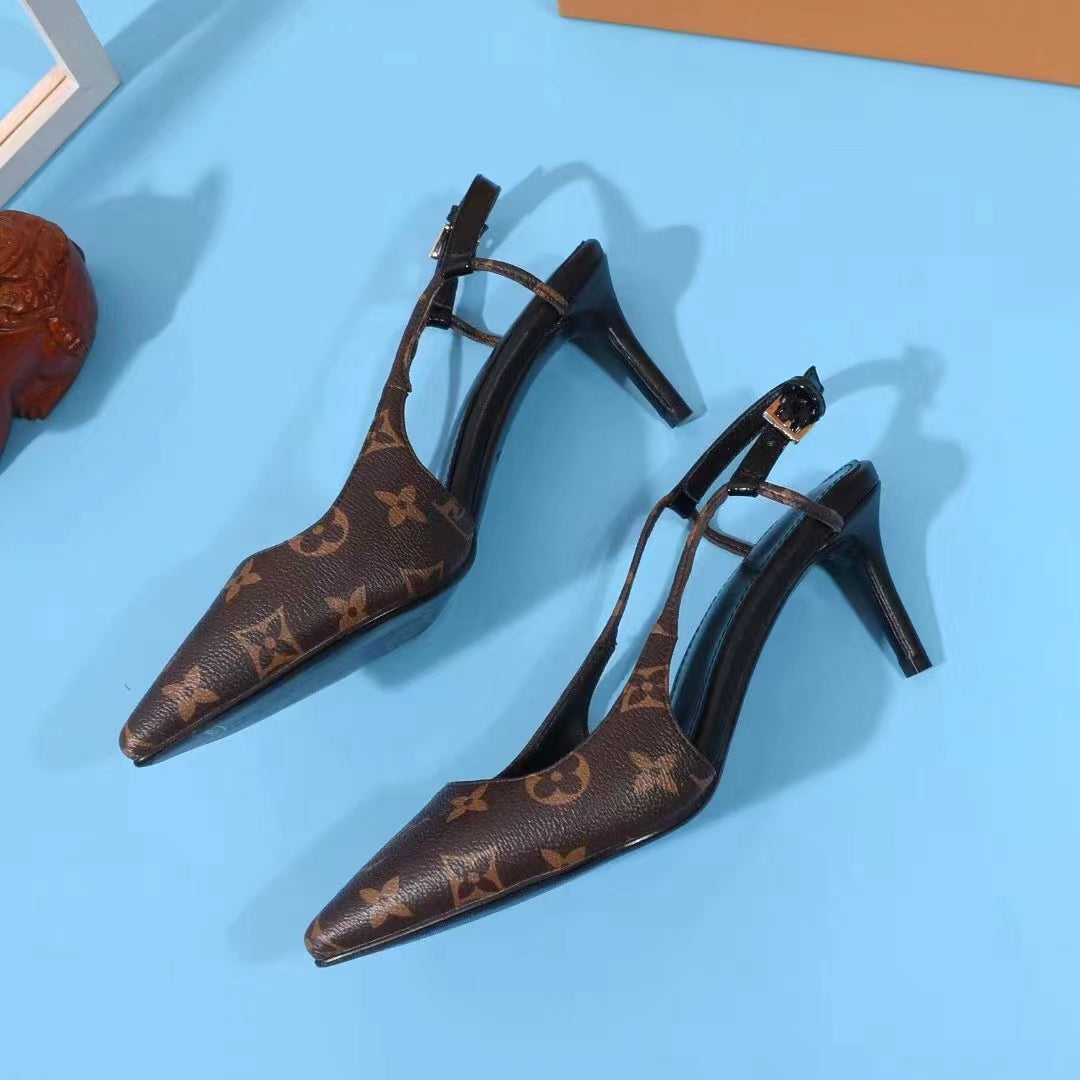 Z2R45E33 Popular leather High heels
