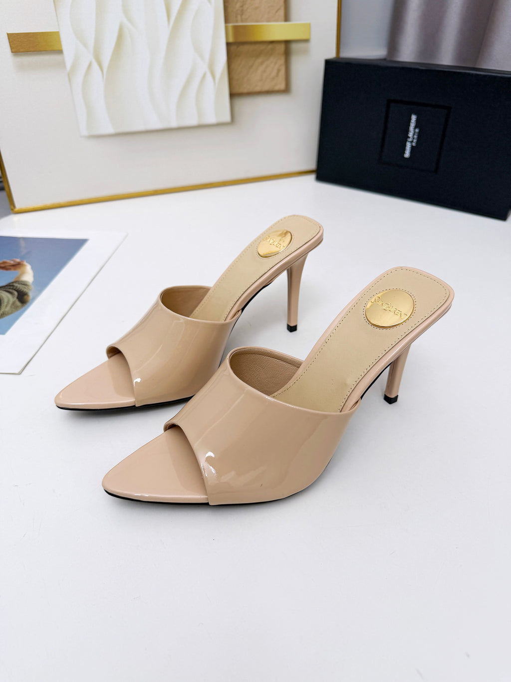 Z2P36SL6 Popular high-quality leather Shoes(heel-height 9cm)