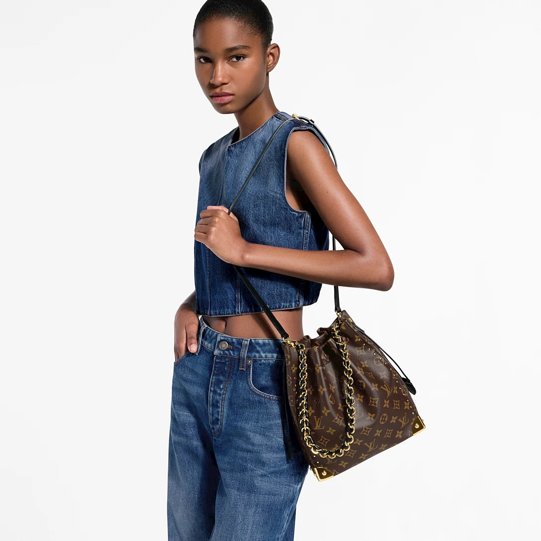 B1R76E26 Trendy classic high-quality coated canvas bags