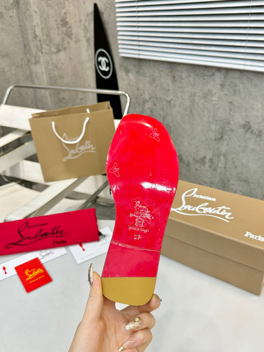 Z2XA10 Popular leather + knitted sandals