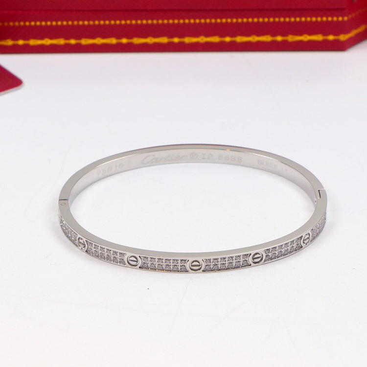 X3B11K2K  Popular 2-row diamond bracelet