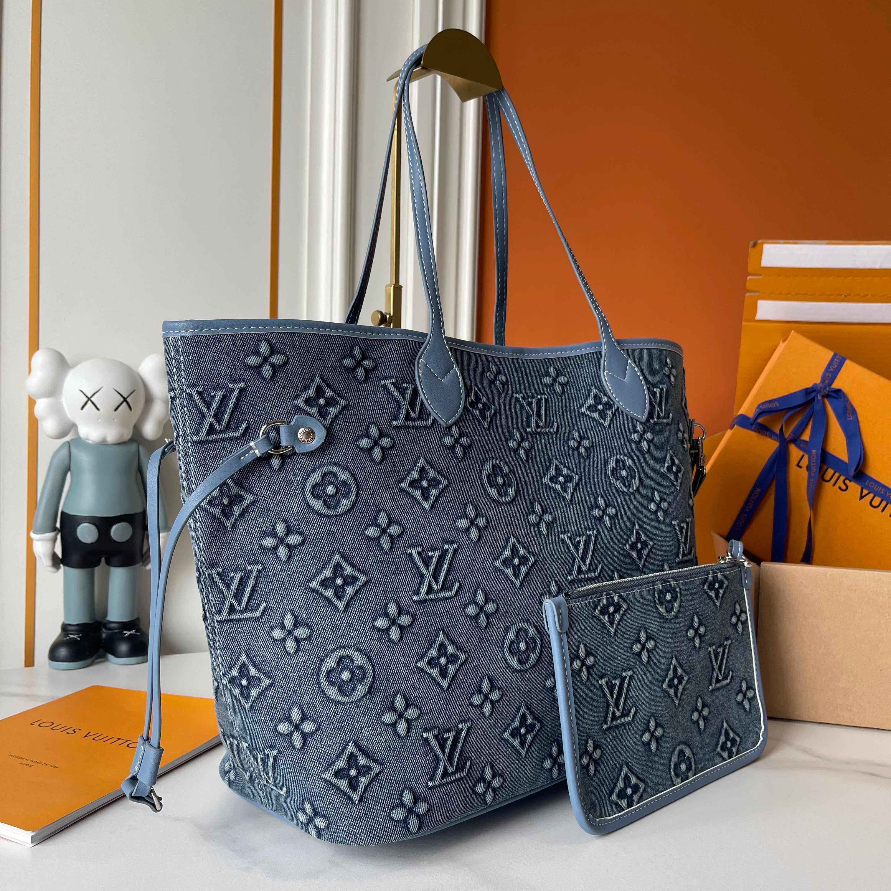 B1P46E90 Popular denim material bag