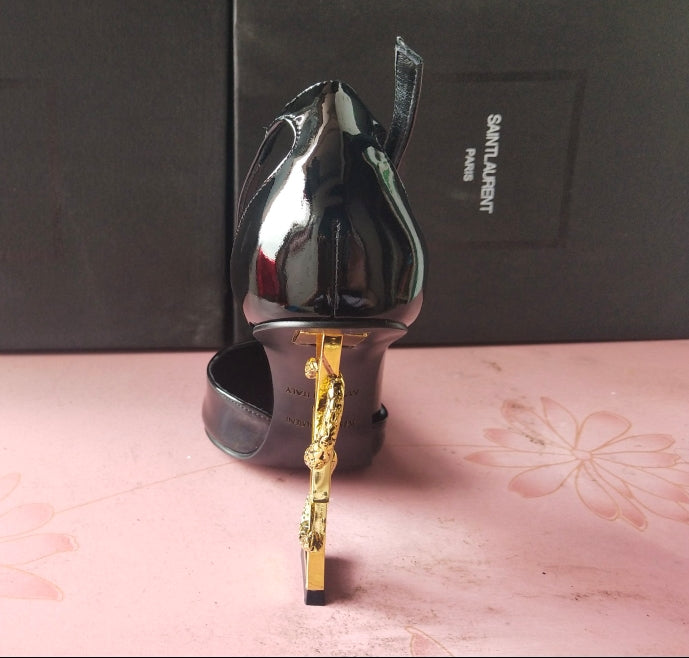 Z2XSL158 Popular leather high heels（patent leather）