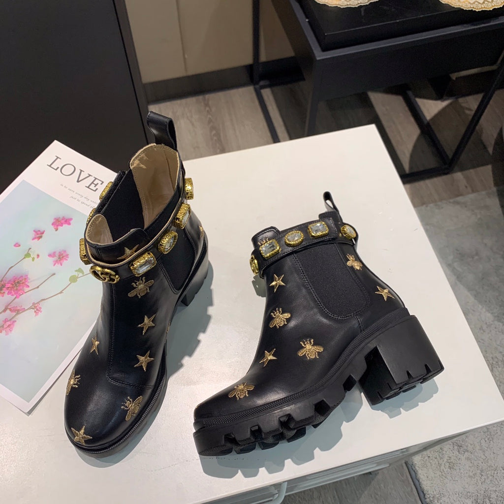 Z2XB199 Popular leather boot (top layer leather lining)