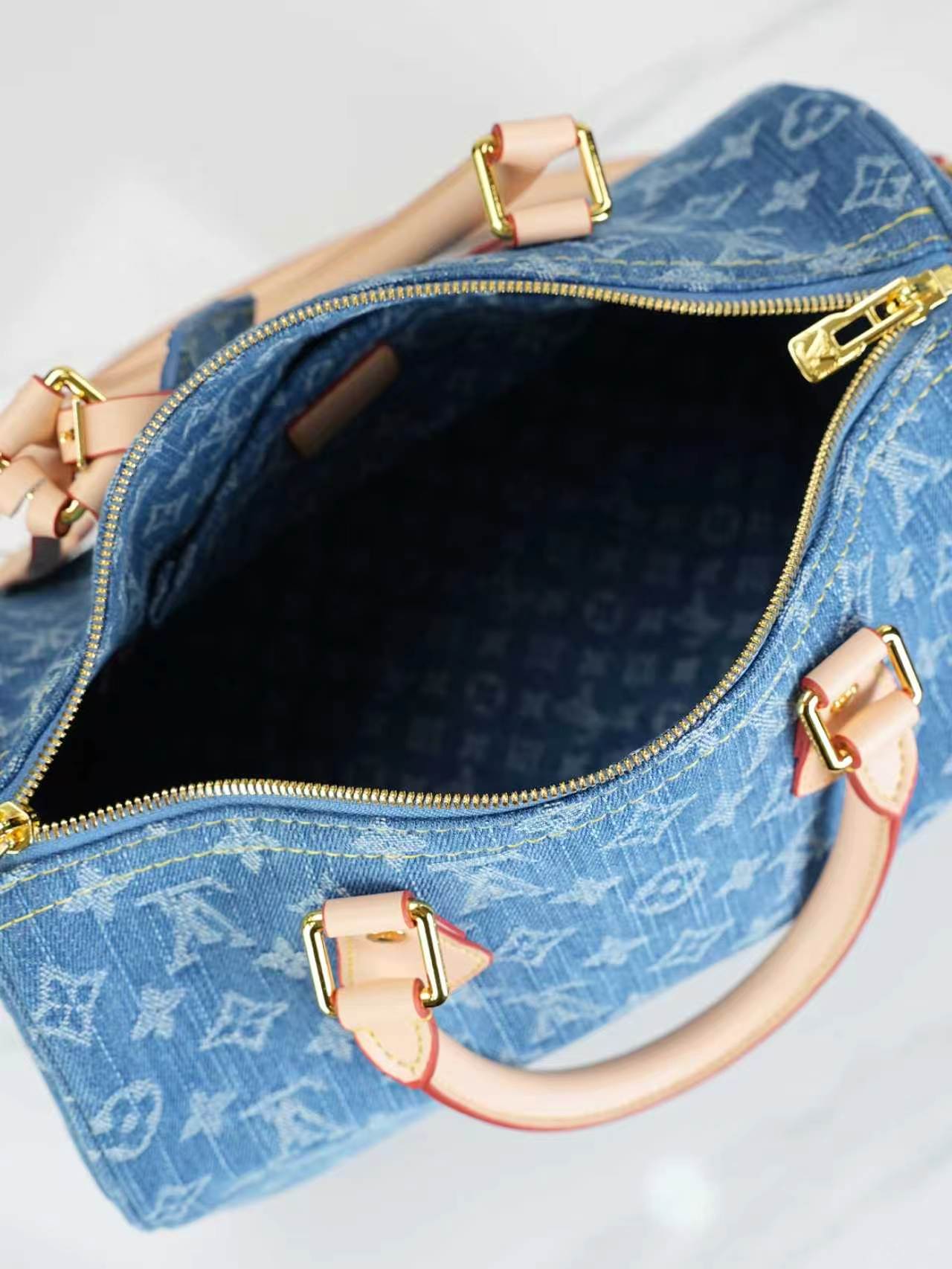 B1R46E1 Popular denim cloth luggage bag