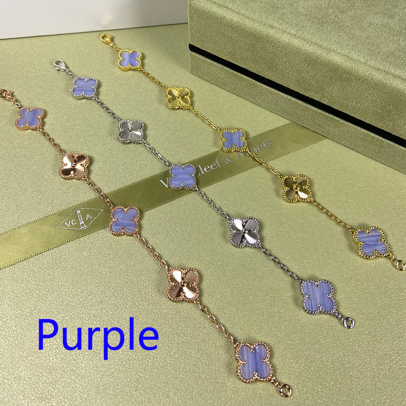 X5X94VA181K  Popular bracelets  5 flowers normal size1.5cm flower