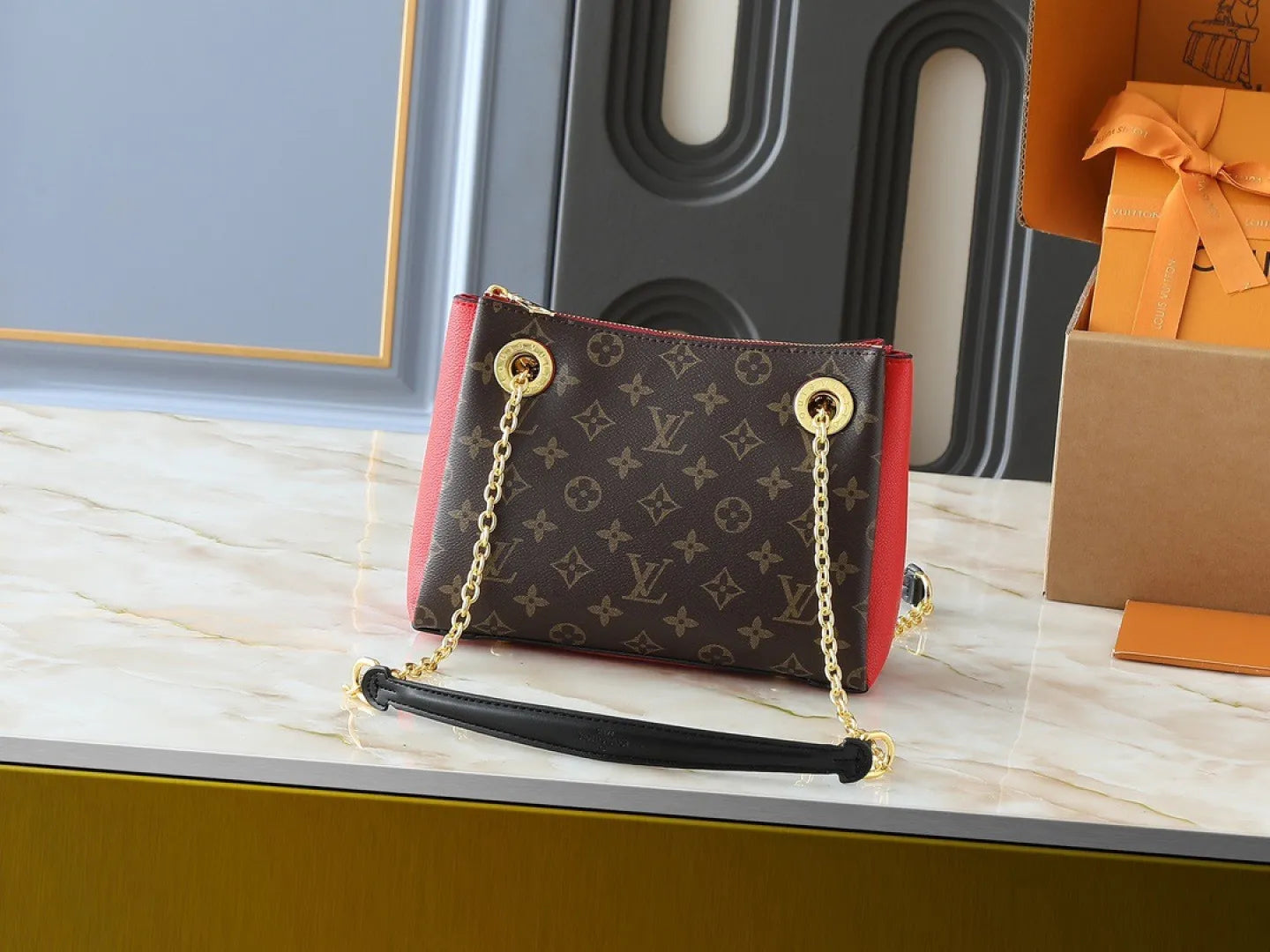 B1P36E75 Popular leather bag