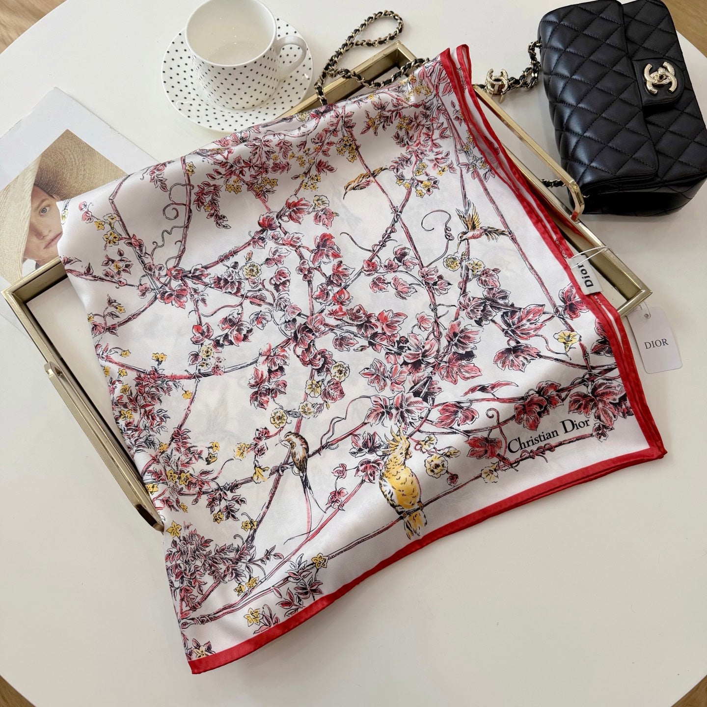 W1N36D19 Popular Silk Scarve